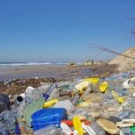 keranjang dari plastik cacahan