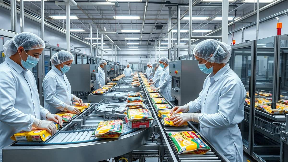 Optimalisasi proses pengemasan makanan