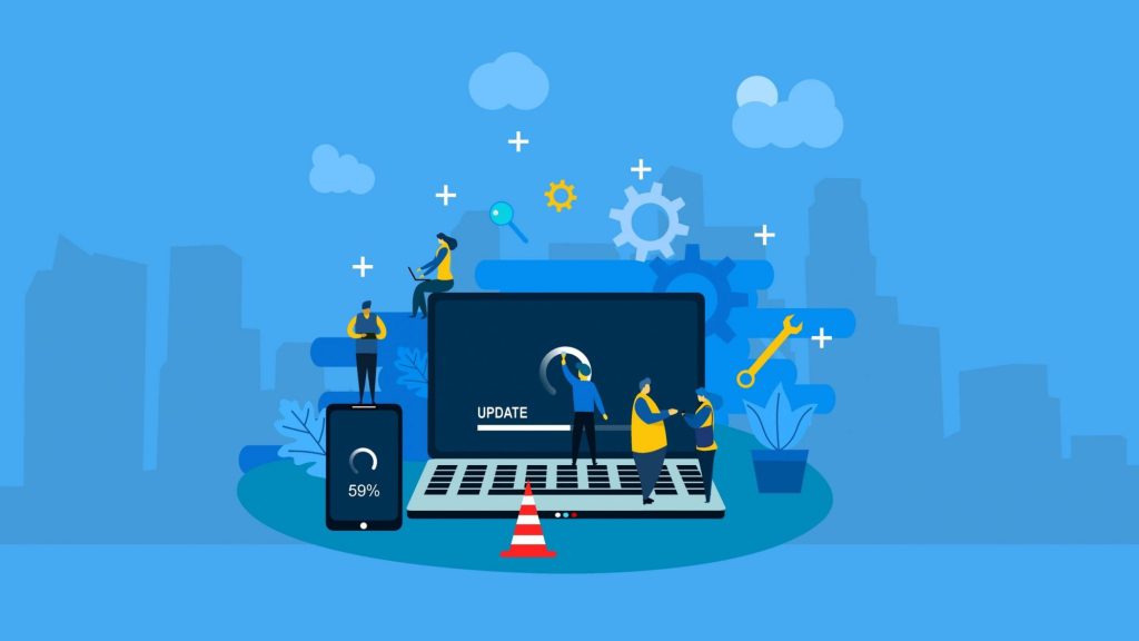 Tips update website mudah