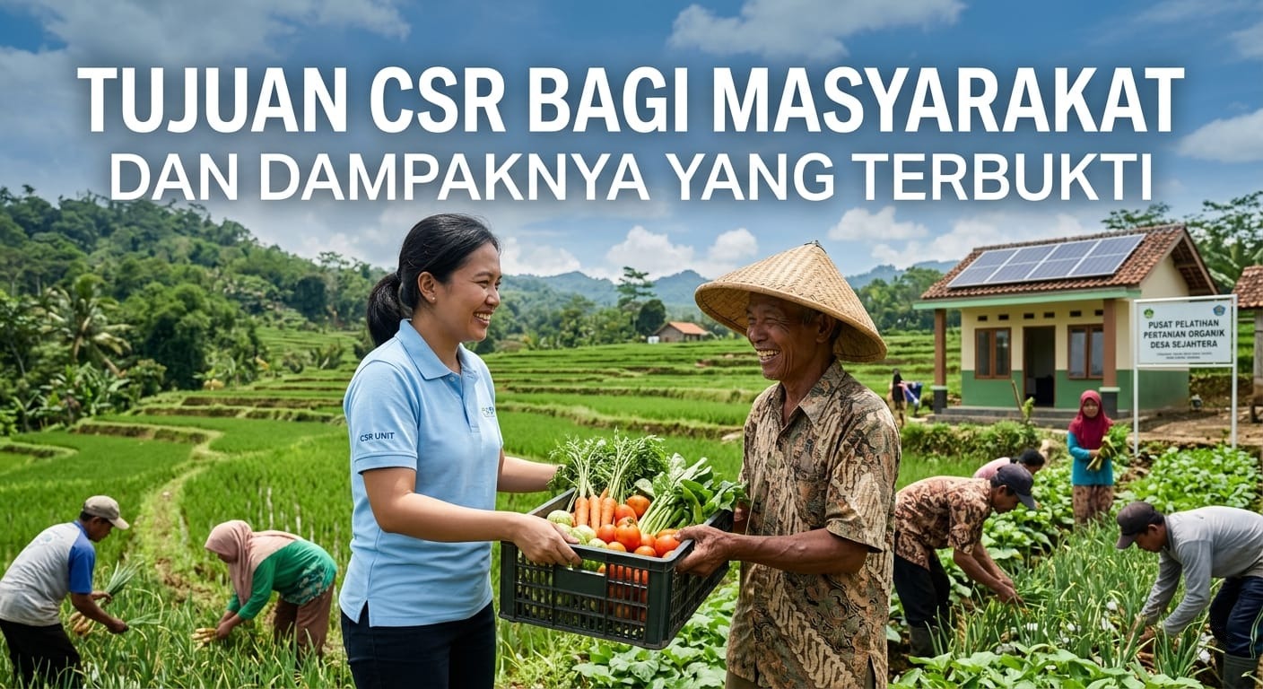 tujuan csr bagi masyarakat dan dampak yang terbikti
