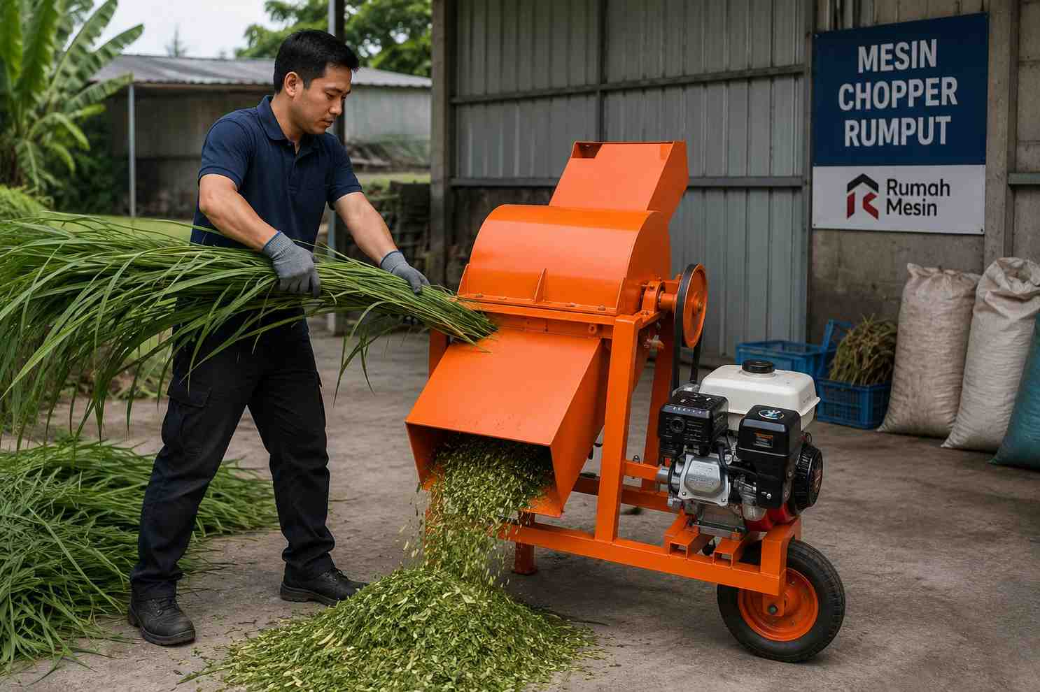 Cara Membuat Ukuran Rumput Pakan Lebih Seragam