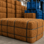 pengepresan cocofiber menjadi bal padat