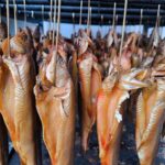 berapa lama cara mengasap ikan