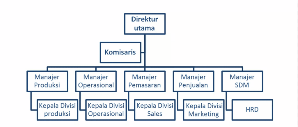 Struktur Divisi Perusahaan