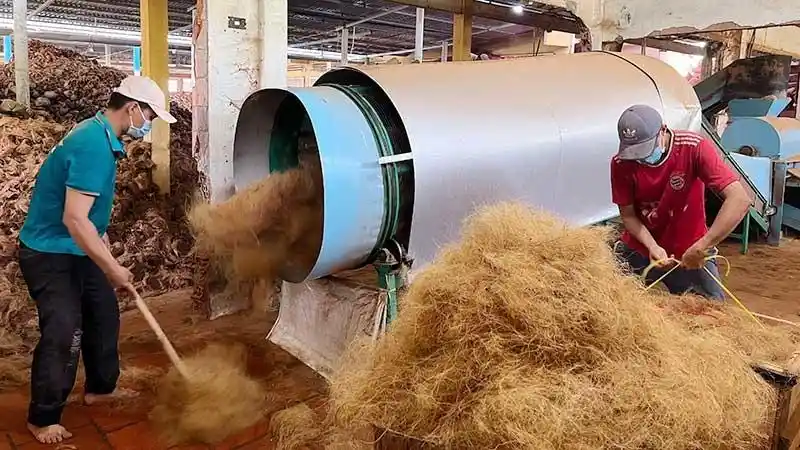 pembuatan sabut kelapa
