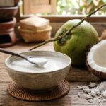 hasil santan dari kelapa parut